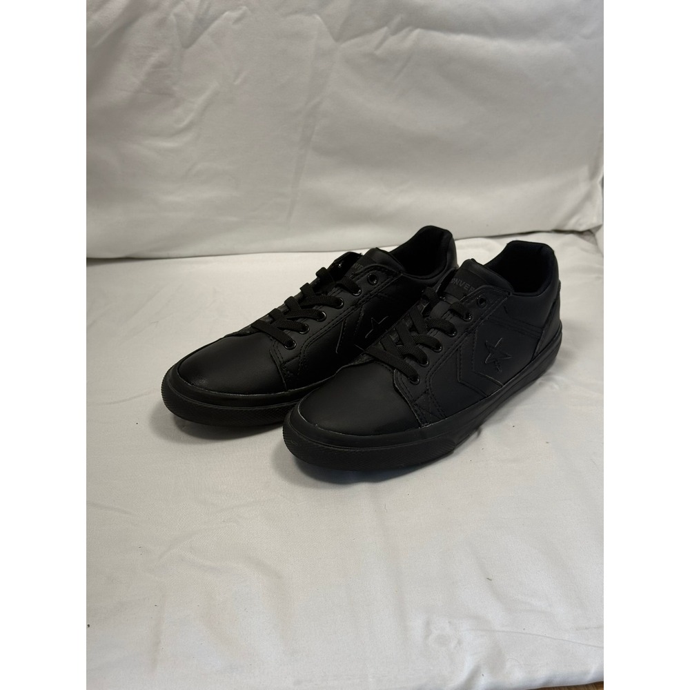 Converse El Distrito 2.0 Triple Black Low Top Sneakers 668776C Junior 5 Women 7